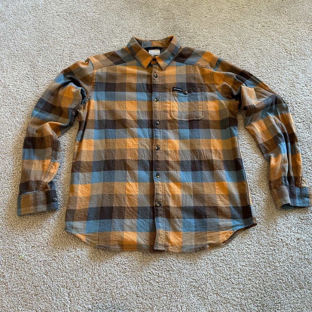 Columbia Flannel Plaid Men's Shirt
